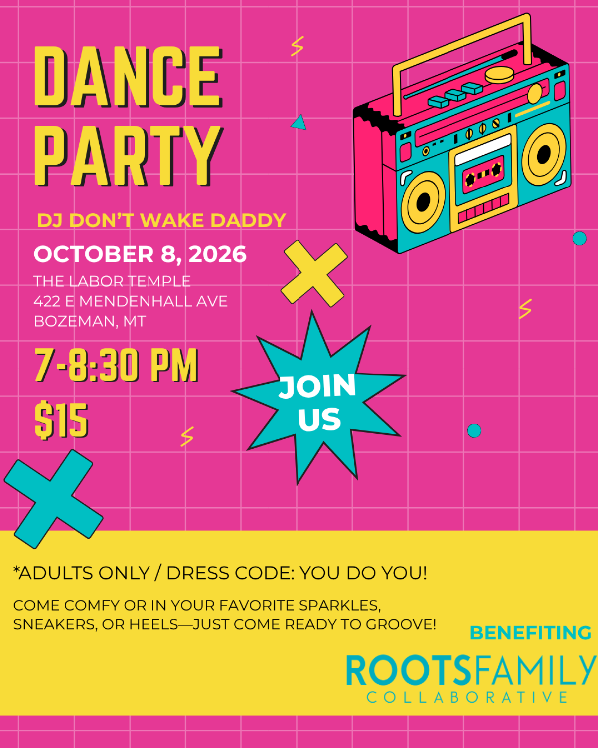 Copy of Copy of Dance Party Invite