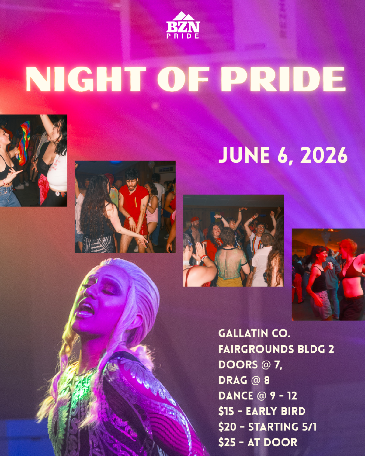 Night of Pride Instagram Post