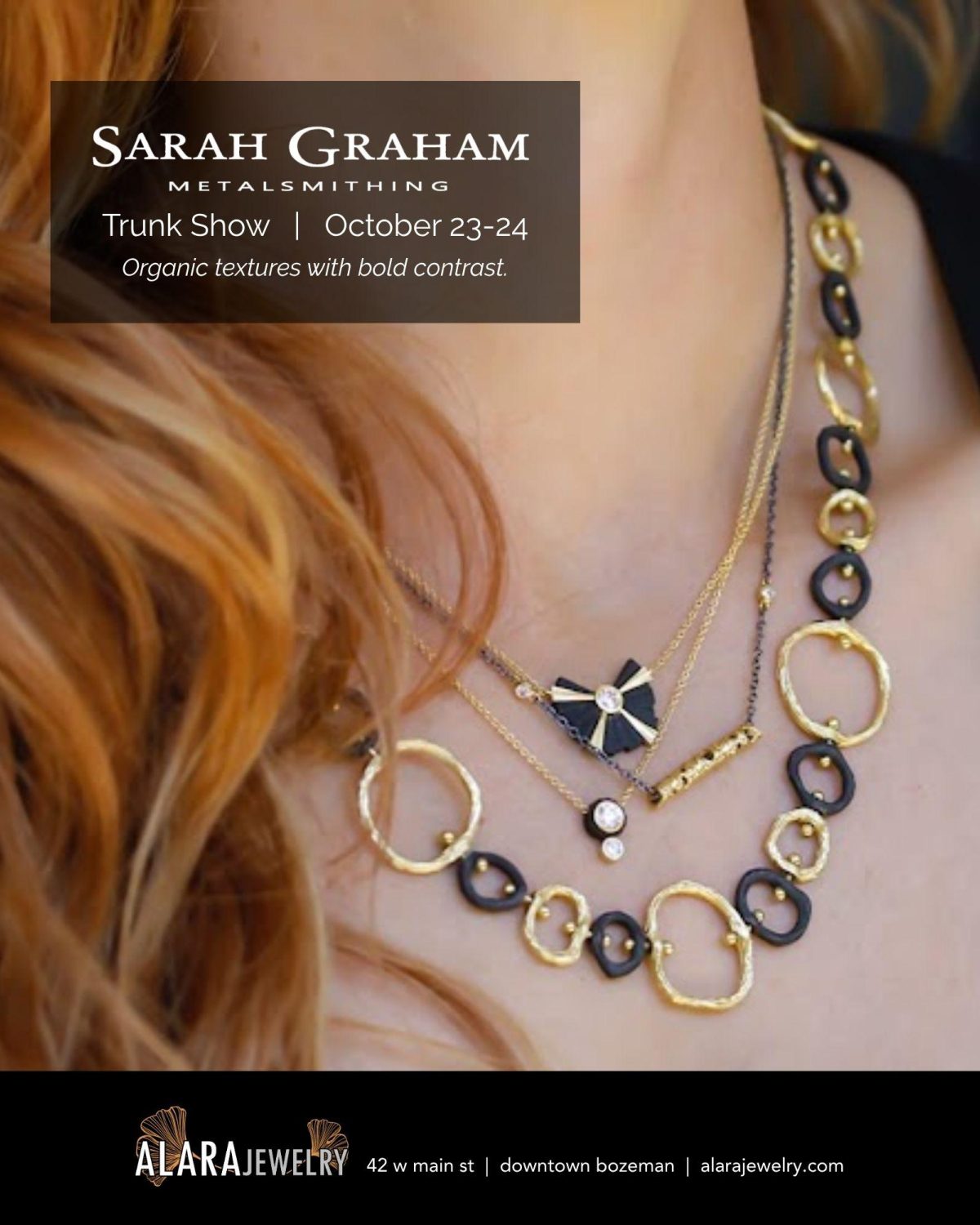 Sarah Graham Trunk Show Alara Jewelry Oct 2026