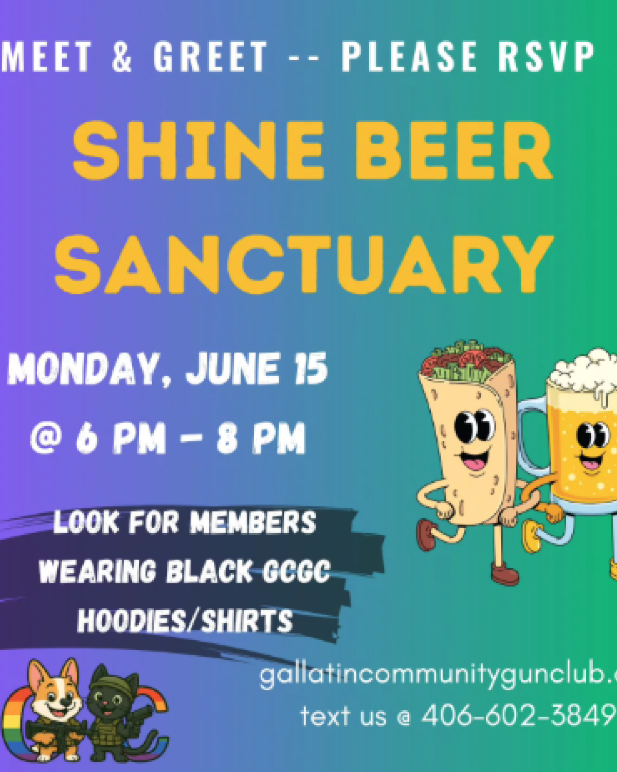 Meet & Greet with Gallatin Community Gun Club!