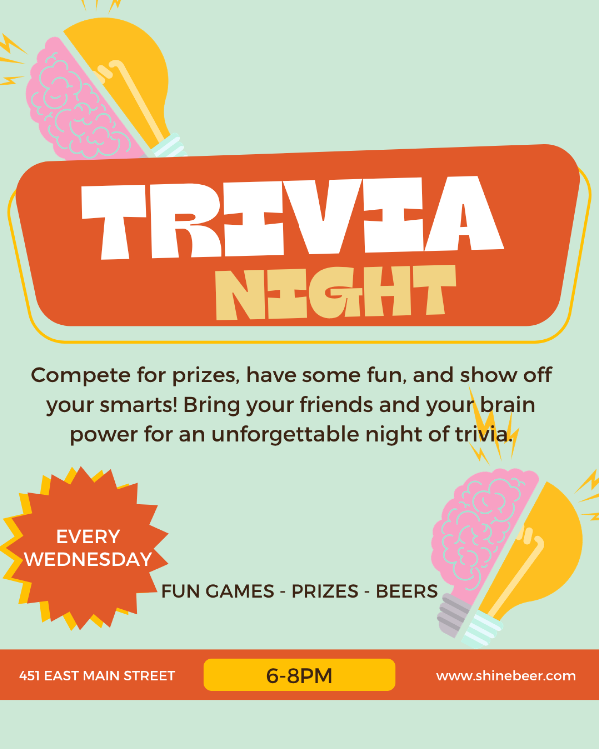 Trivia Night Banner Instagram Post 45