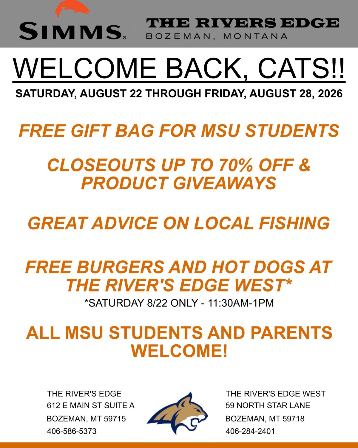WELCOME BACK CATS 26 DBA CALENDAR