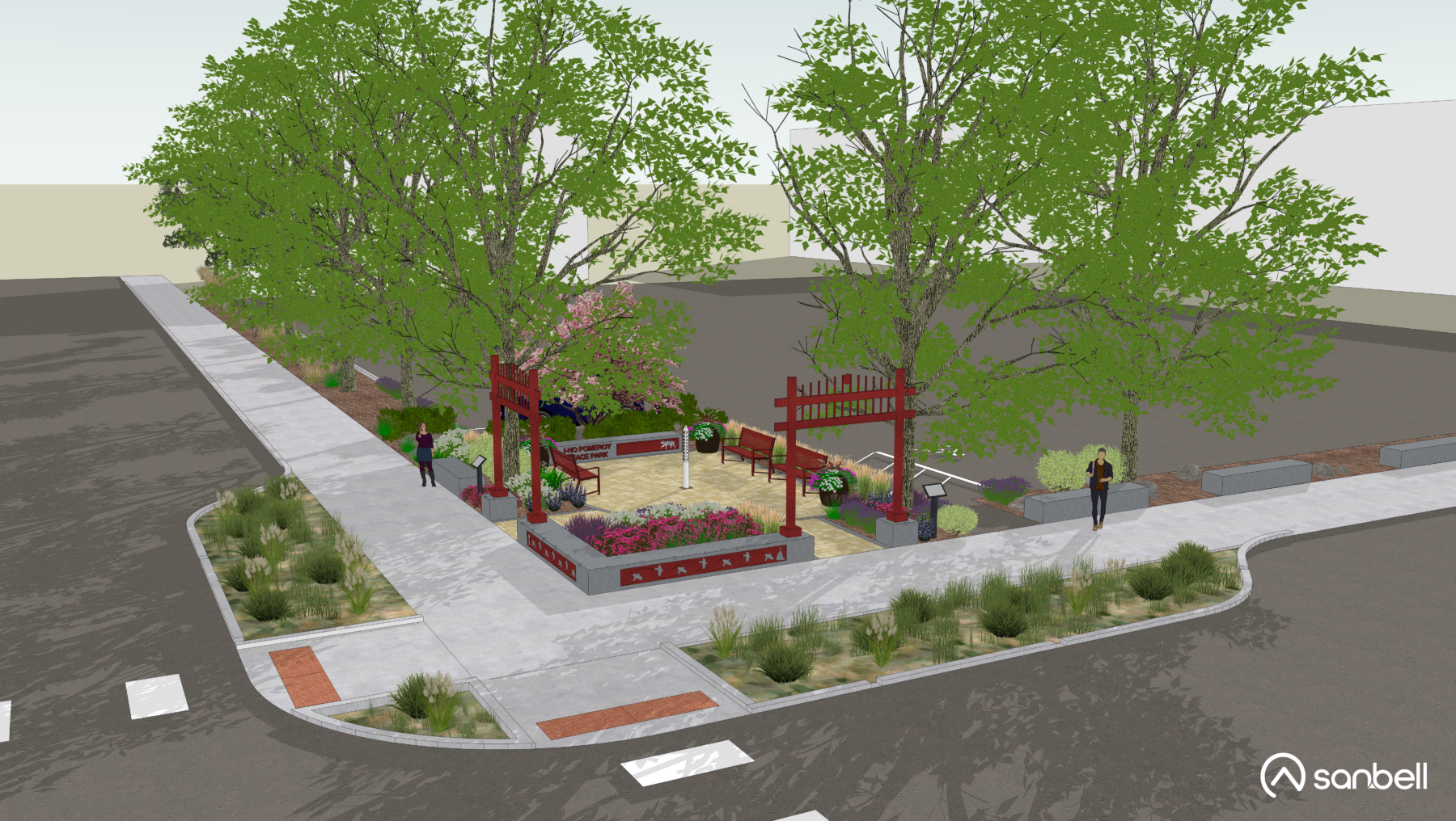 Construction Begins at I-Ho Pomeroy Peace Park